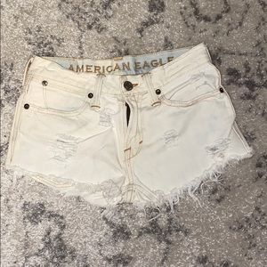 American Eagle light washed shorts